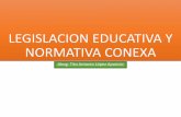 LEGISLACION EDUCATIVA Y NORMATIVA CONEXA