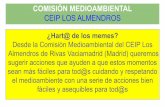 Desde la Comisión Medioambiental del CEIP Los Almendros …