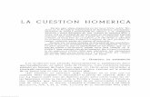 LA CUESTION HOMERICA - UPSA