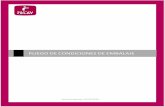 PLIEGO DE CONDICIONES DE EMBALAJE - Punto Pack