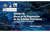 COVID 19: Efecto en la Preparación de los Estados Financieros