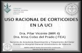 USO RACIONAL DE CORTICOIDES EN LA UCI - gva.es
