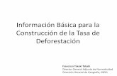 Información Básica para la Construcción de la Tasa de ...