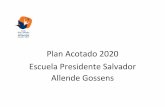 Plan Acotado 2020 Escuela Presidente Salvador Allende …