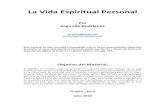 La Vida Espiritual Personal - segundorodriguez.com