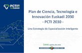 Plan de Ciencia, Tecnología e Innovación Euskadi 2030 ...