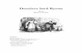 Dossiers lord Byron - Editions Fougerouse