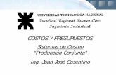 COSTOS Y PRESUPUESTOS Sistemas de Costeo “Producción ...