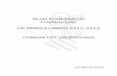 PLAN ECONÓMICO FINANCIERO DE REEQUILIBRIO 2012-2014 ...