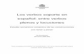Los verbos soporte en español: entre verbos plenos y ...