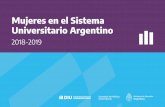 Mujeres en el Sistema Universitario Argentino ...