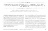 Artículo Original CuLTuRA DEL ERROR MÉDICO EN EL pRIMER ...