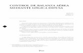 CONTROL DE BALANZA AÉREA MEDIANTE LÓGICA DIFUSA