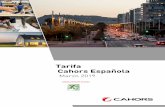 Tarifa Cahors Española - Electro Requetim