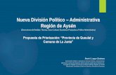 Nueva División Político Administrativa Región de Aysén