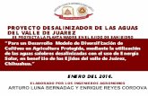 PROYECTO DESALINIZADOR DE LAS AGUAS DEL VALLE DE JUAREZ