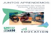JUNTOS APRENDEMOS - education.ky.gov