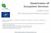 Governance of Ecosystem Services