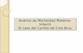 Análisis de Mortalidad Materno- Infantil El caso del ...