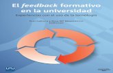 El feedback formativo en la universidad El feedback formativo