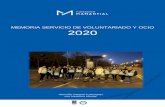 MEMORIA SERVICIO DE VOLUNTARIADO Y OCIO 2020