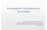 Procesadores: Arquitecturas y Tecnologías
