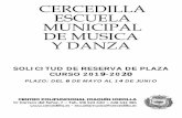 CERCEDILLA ESCUELA MUNICIPAL DE MUSICA Y DANZA