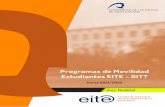 Programas de Movilidad Estudiantes EITE - GITT