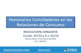 Honorarios Conciliadores en las Relaciones de Consumo