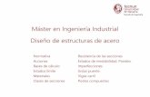 Máster en Ingeniería Industrial Diseño de estructuras de acero