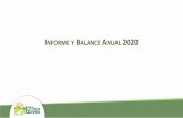 INFORME Y BALANCE ANUAL 2020