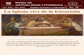 La Iglesia vive de la Eucaristía Notas de ACTUALIDAD LITÚRGICA
