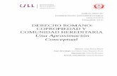 DERECHO ROMANO: COPROPIEDAD Y COMUNIDAD HEREDITARIA