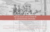en asentamientos informales Plan de acción ante el COVID-19
