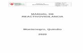 MANUAL DE REACTIVOVIGILANCIA - Inicio