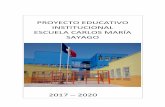 PROYECTO EDUCATIVO INSTITUCIONAL ESCUELA CARLOS …