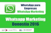 Whatsapp Marketing Donostia 2016