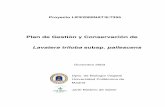 Plan de Gesti³n y Conservaci³n de Lavatera triloba subsp. pallescens