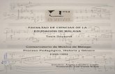 Conservatorio de Música de Málaga: Proceso Pedagógico ...
