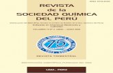 ISSN 1810-634X REVISTA de la SOCIEDAD QUÍMICA DEL PERÚ