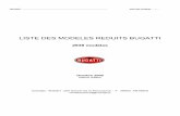 LISTE DES MODELES REDUITS BUGATTI - The Bugatti Page