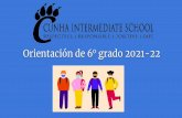 Orientación de 6o grado 2021-22