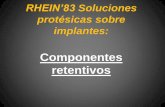 RHEIN’83 Soluciones protésicas sobre implantes