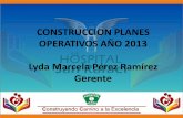 CONSTRUCCION PLANES OPERATIVOS AÑO 2013 Lyda Marcela …