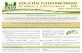 BOLETÍN FITOSANITARIO de avisos e informaciones 04