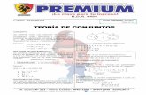 TEORÍA DE CONJUNTOS - COLEGIO PREMIUM