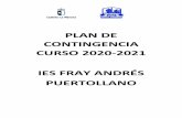 PLAN DE CONTINGENCIA CURSO 2020-2021 IES FRAY ANDRÉS ...