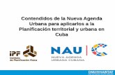 Contendidos de la Nueva Agenda Urbana para aplicarlos a la ...