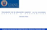 Vinculación de la educación superior - eventos.uanl.mx