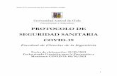 PROTOCOLO DE SEGURIDAD SANITARIA COVID-19
